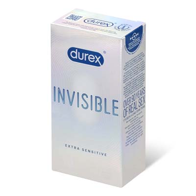杜蕾斯 Invisible Extra Sensitive 10 片裝 乳膠安全套-thumb